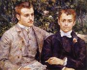 Pierre Renoir Charles and Georges Durand-Ruel painting